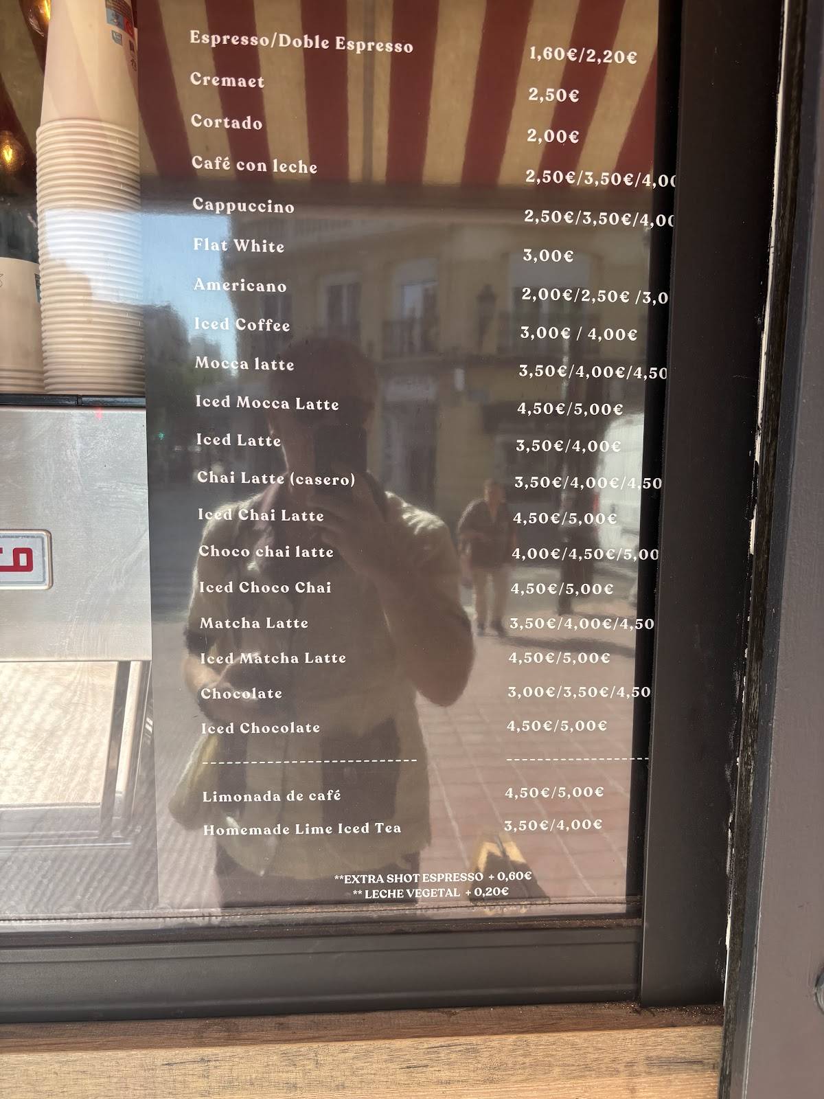 Elixir Café de Especialidad Mercado de Ruzafa меню