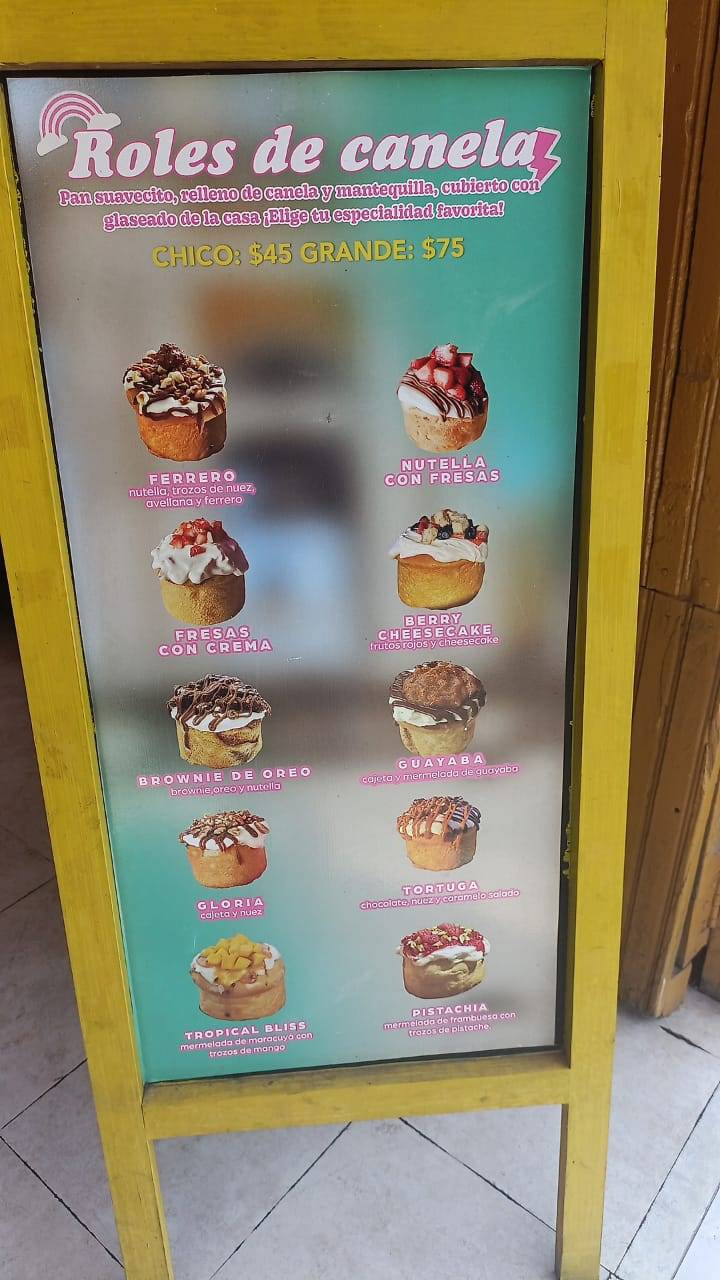 Endulzarte postreria & roll меню