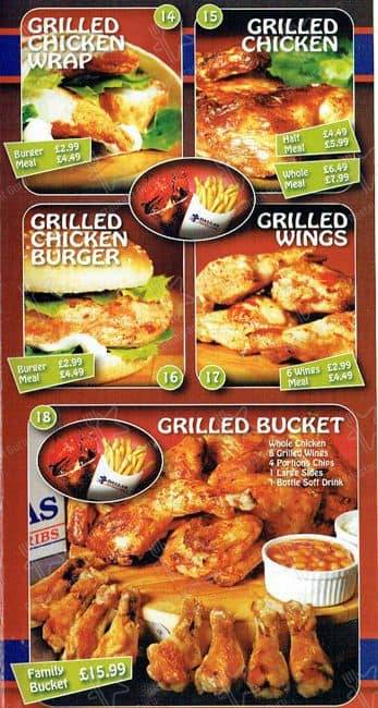 Dallas Chicken & Ribs - Sutton меню