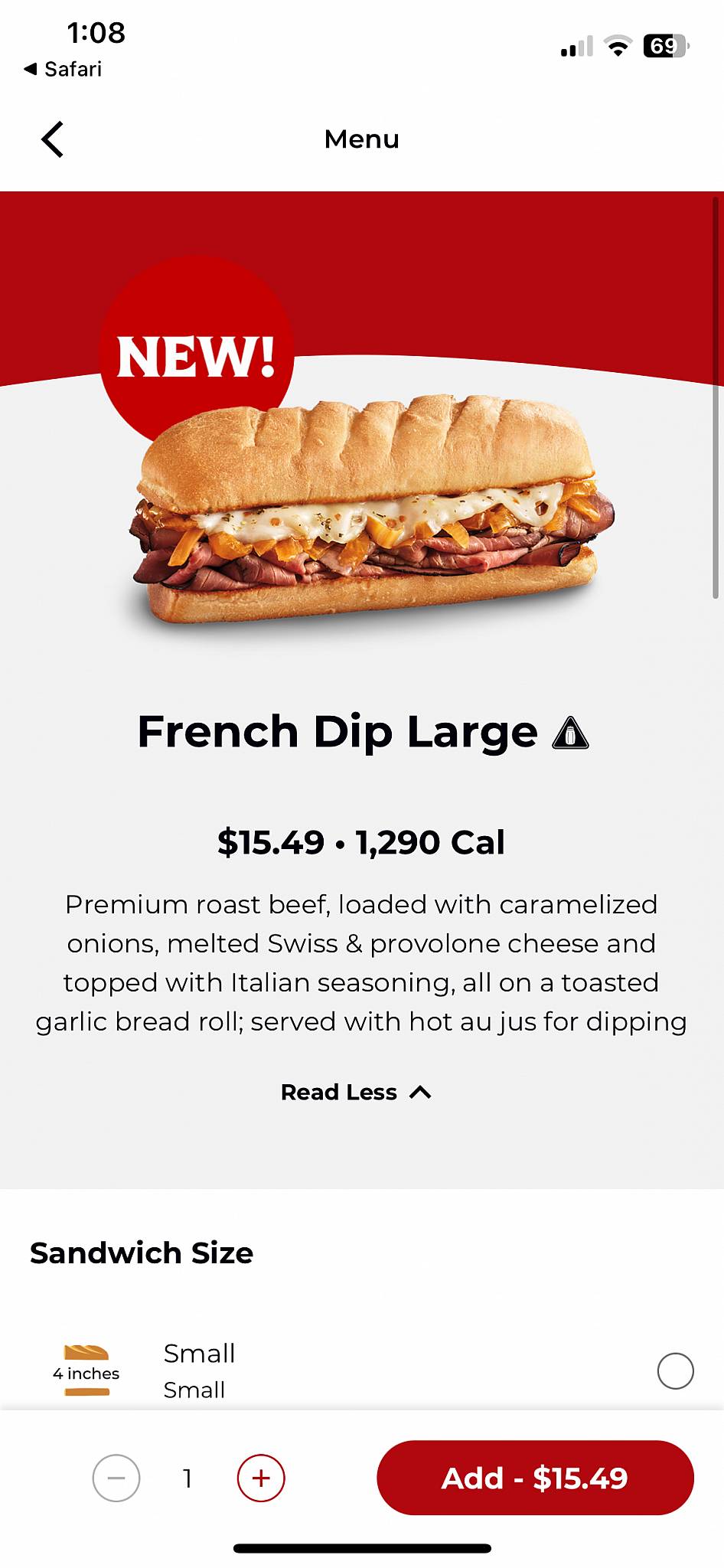 Firehouse Subs Foley меню