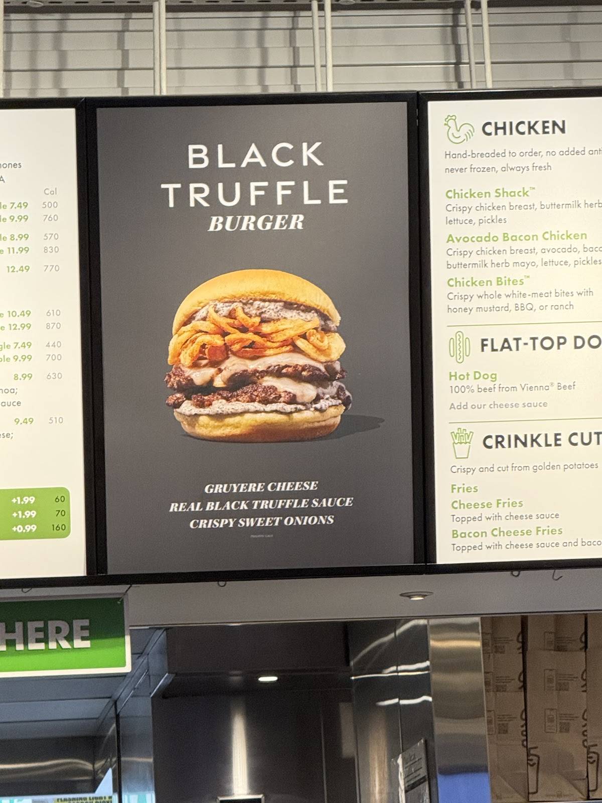 Shake Shack Edgewater меню