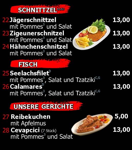 Snack Point kassel меню