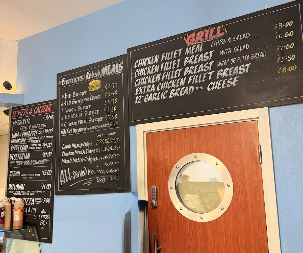 Waves Fish and Chips меню