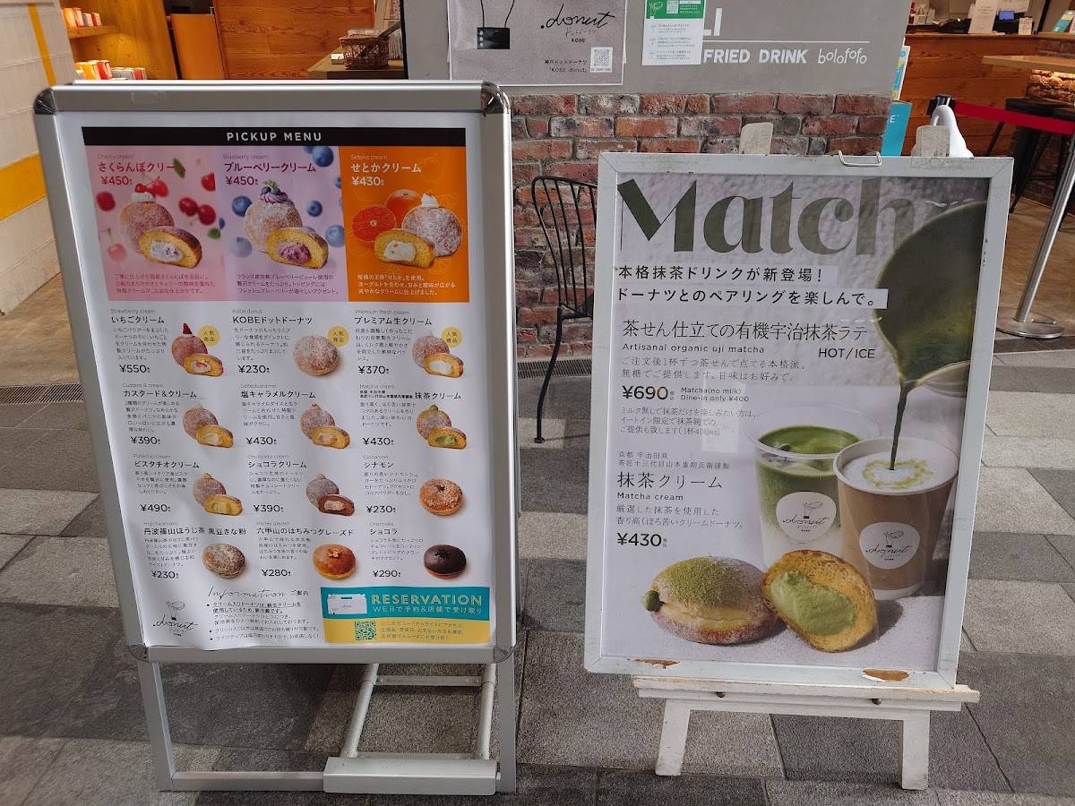 .donut меню