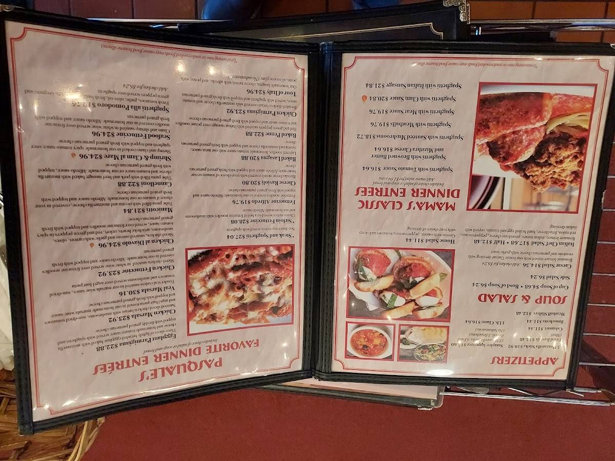Ferraro's Restaurant and Bar Italian меню