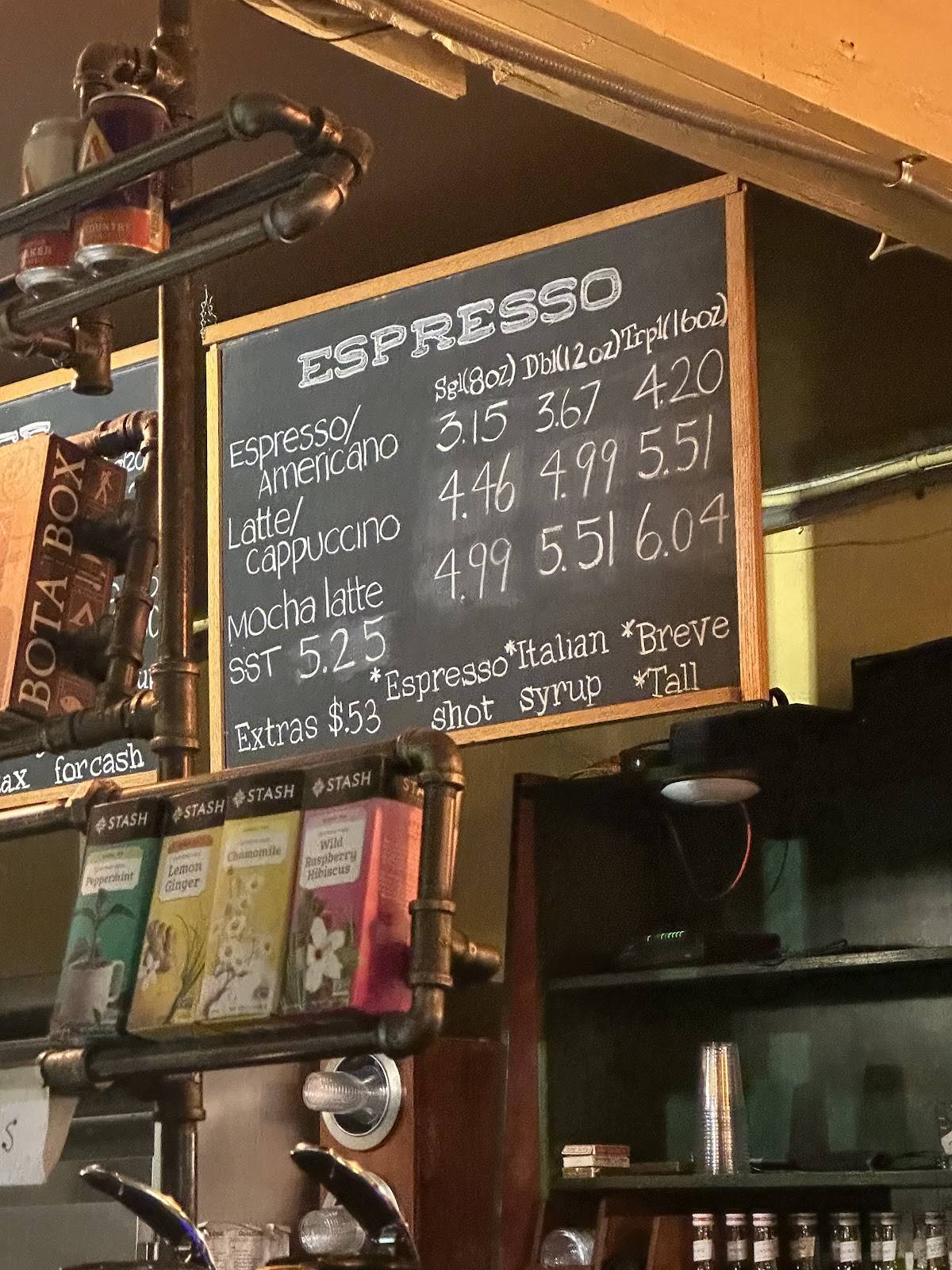 Flightpath Coffeehouse меню
