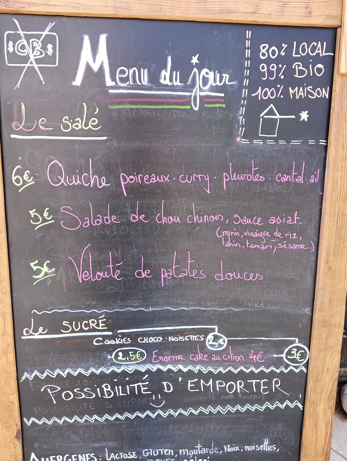 L'embuscaf меню