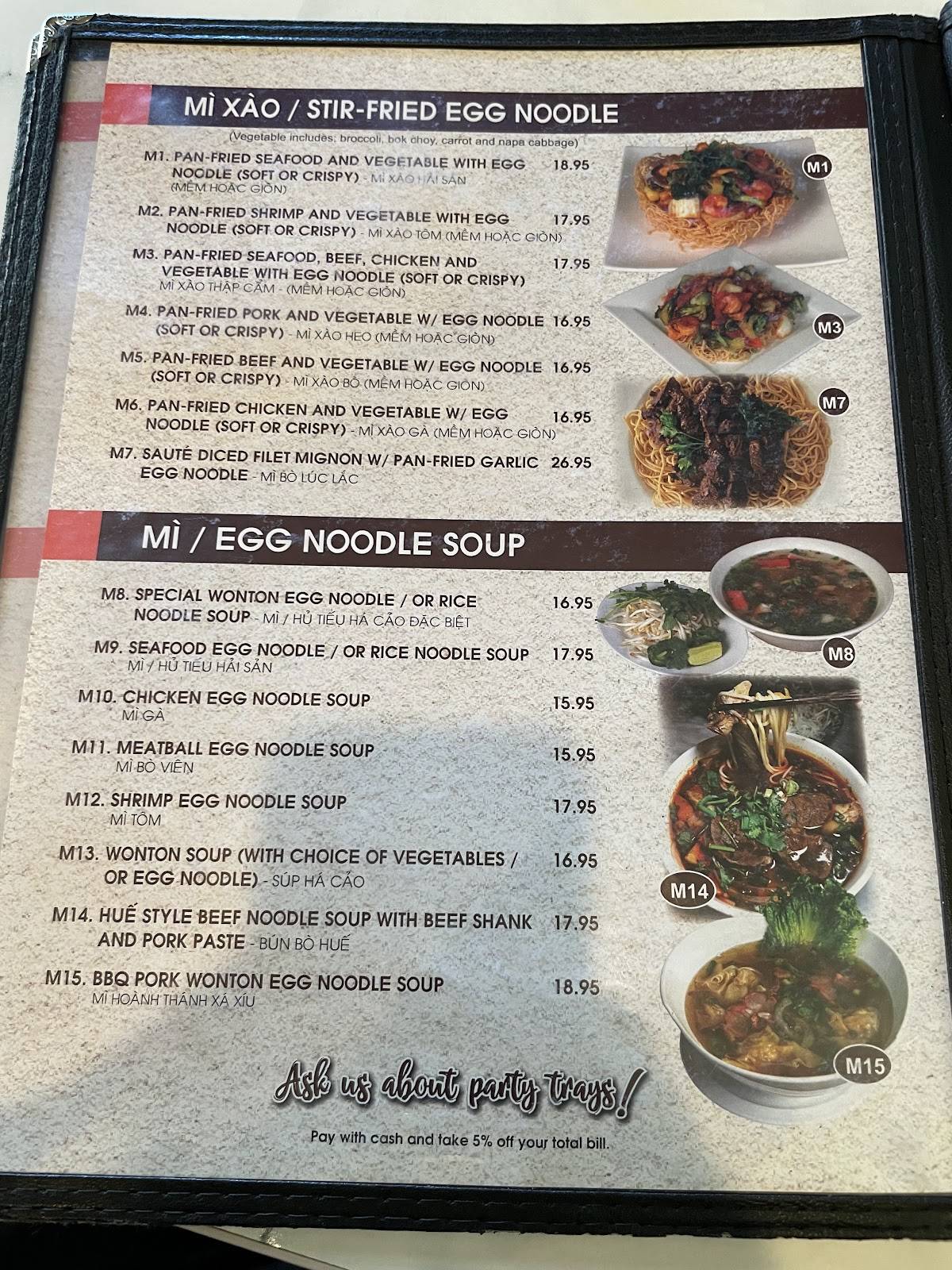 Fontana Pho меню
