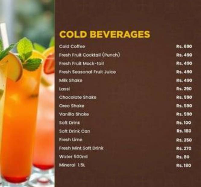 Foods Inn меню