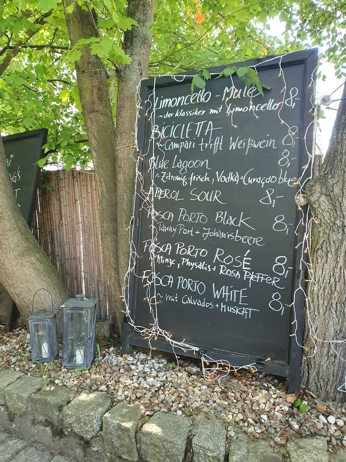 Fosca Bar & Cafe меню