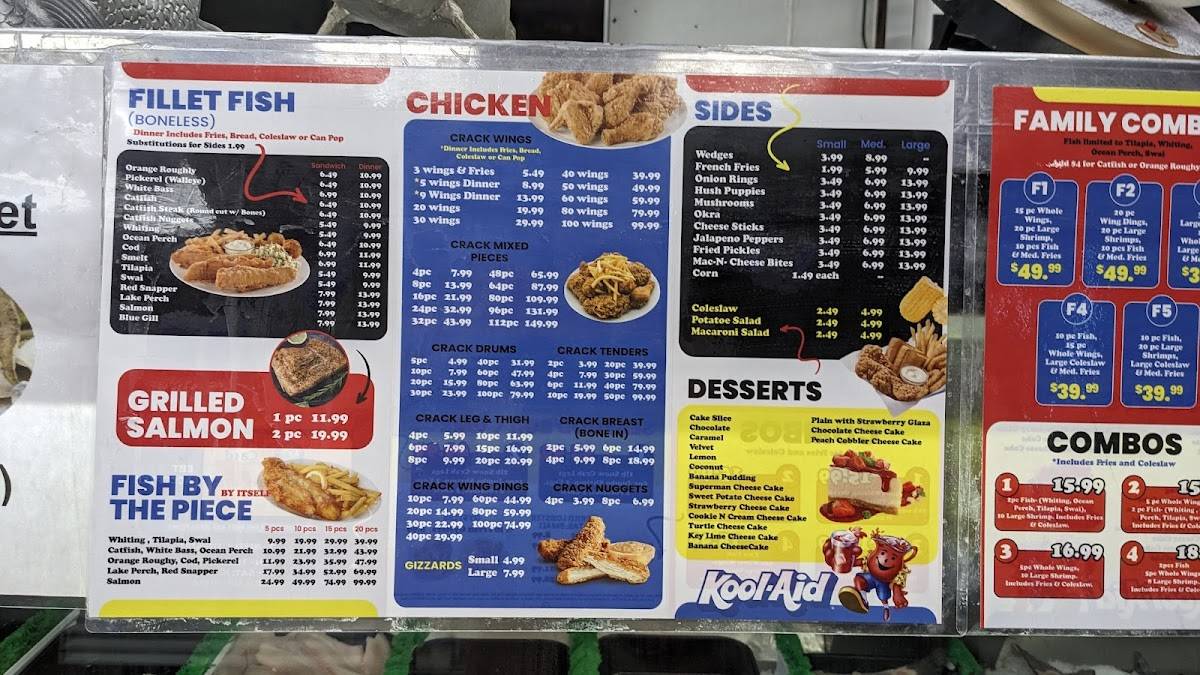 Fresh Fish & Fry - Crack Chicken меню