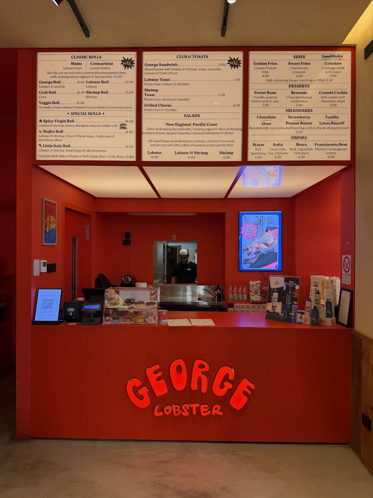 George Lobster меню