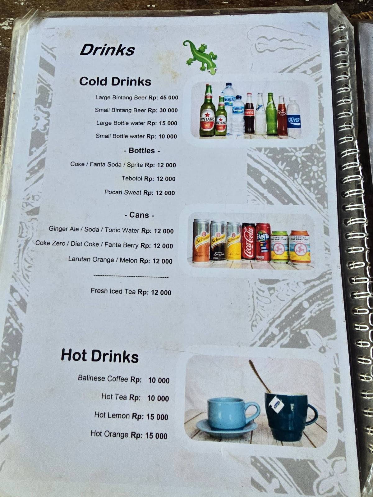 Warung Rama меню