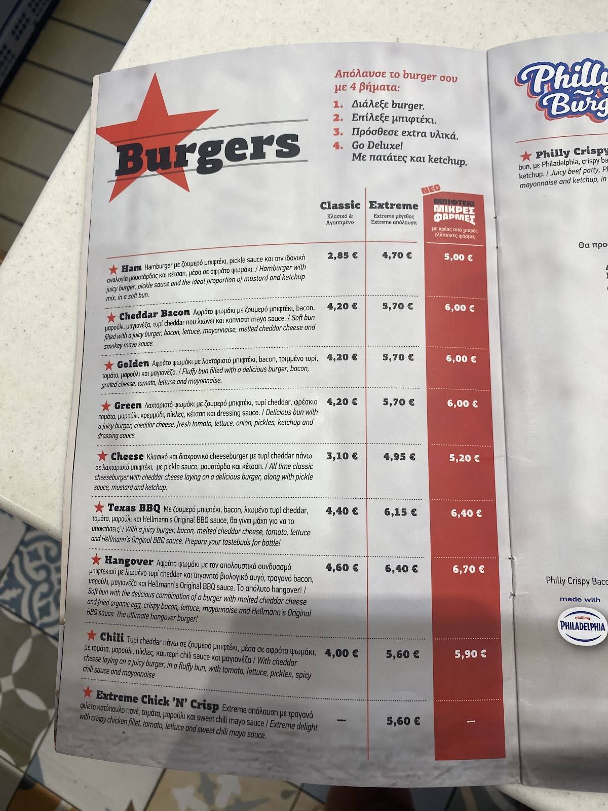 Goody's Burger House меню