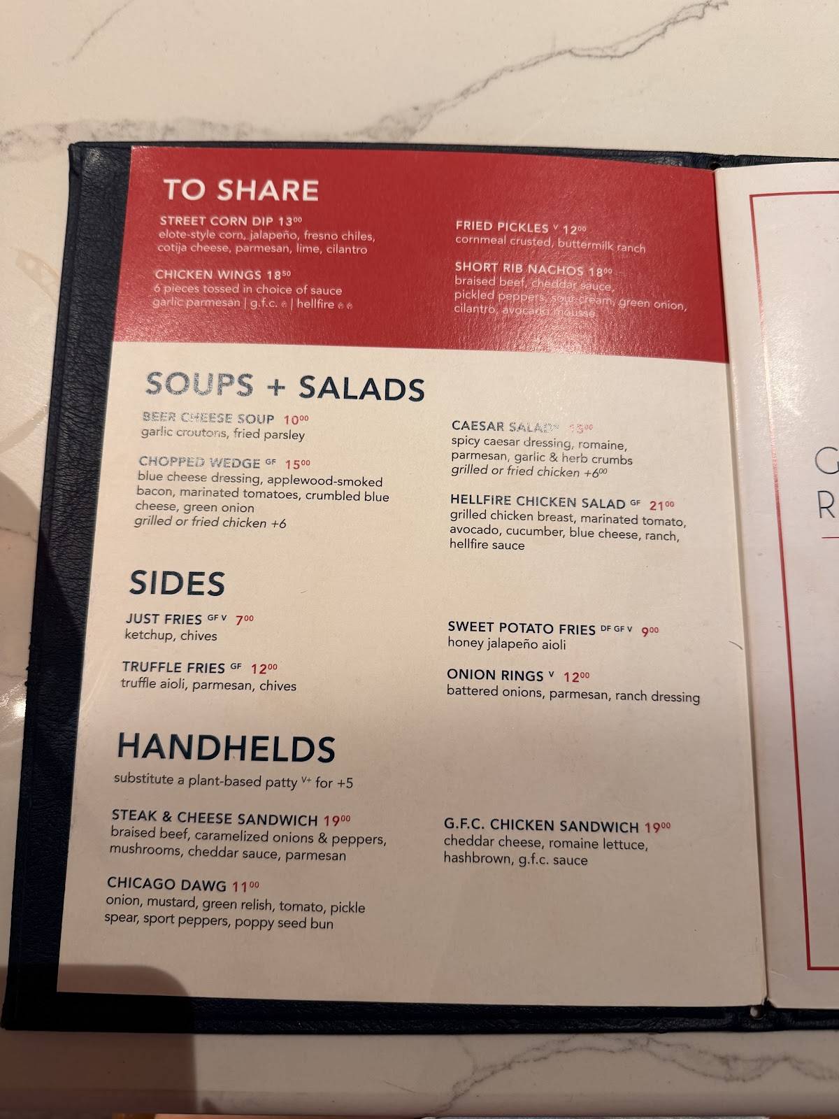 Gordon Ramsay Burger - Chicago меню