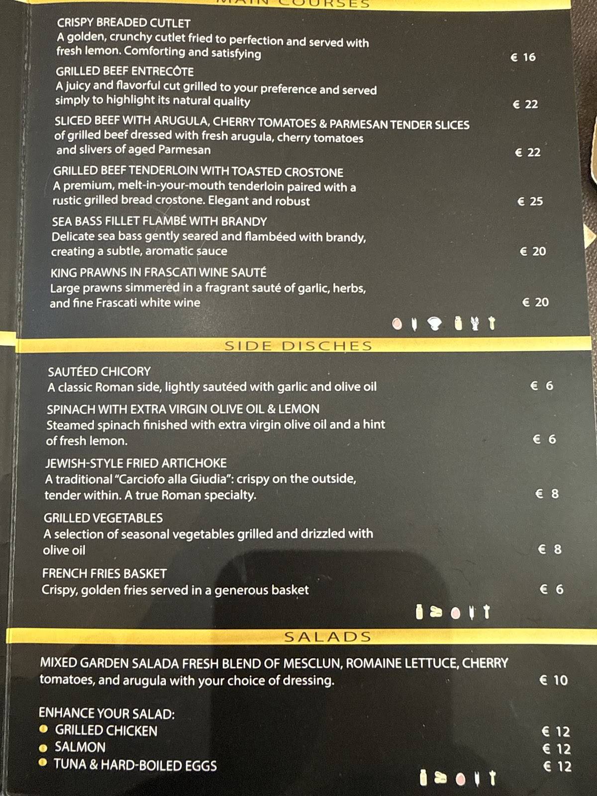 Gourmoso - Caffè Bistrot Ristorante меню