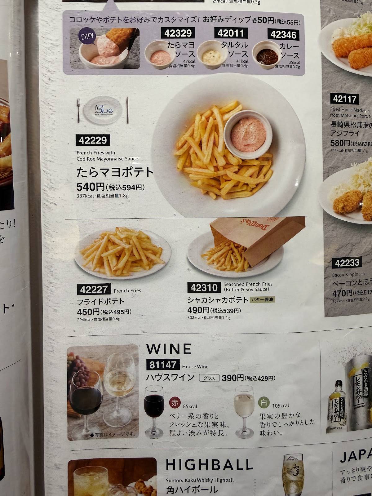 Denny's меню
