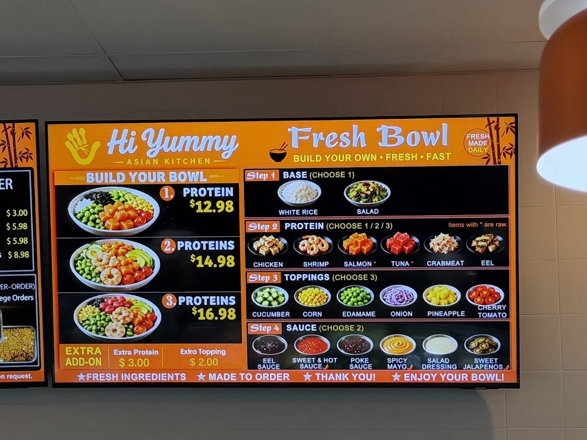Hi Yummy Asian Kitchen меню