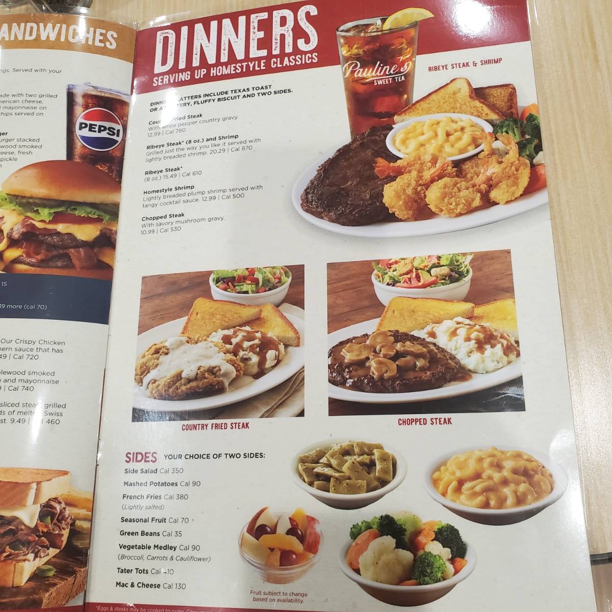 Huddle House меню