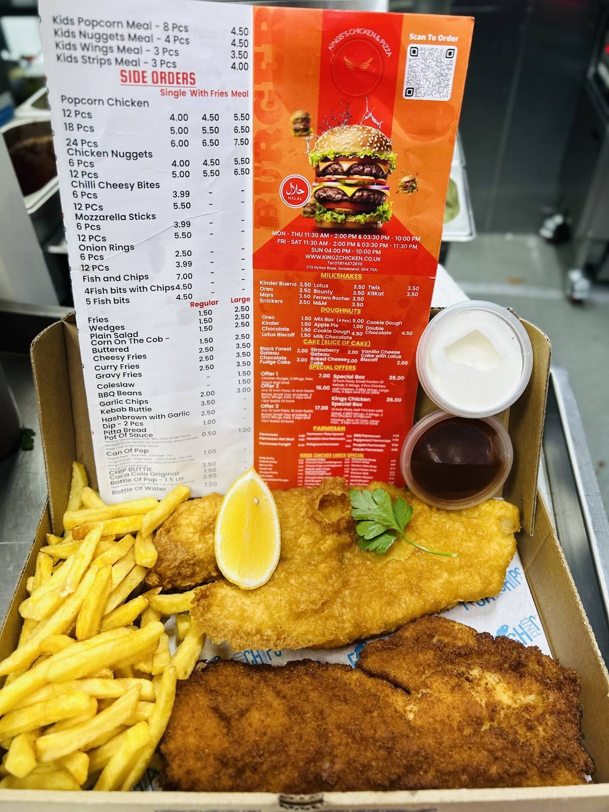 Hylton Kings's Chicken меню