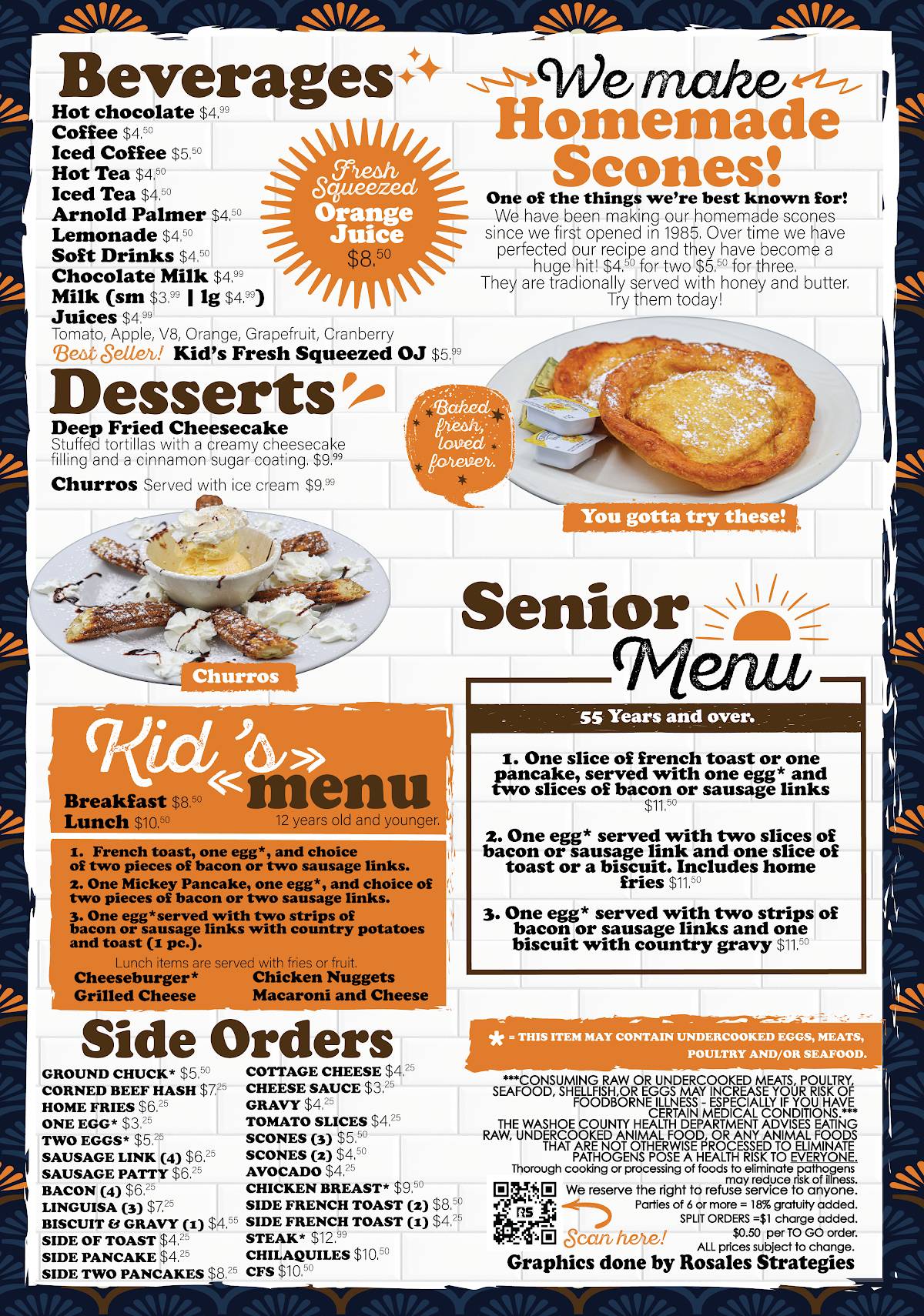 Jack's Cafe меню