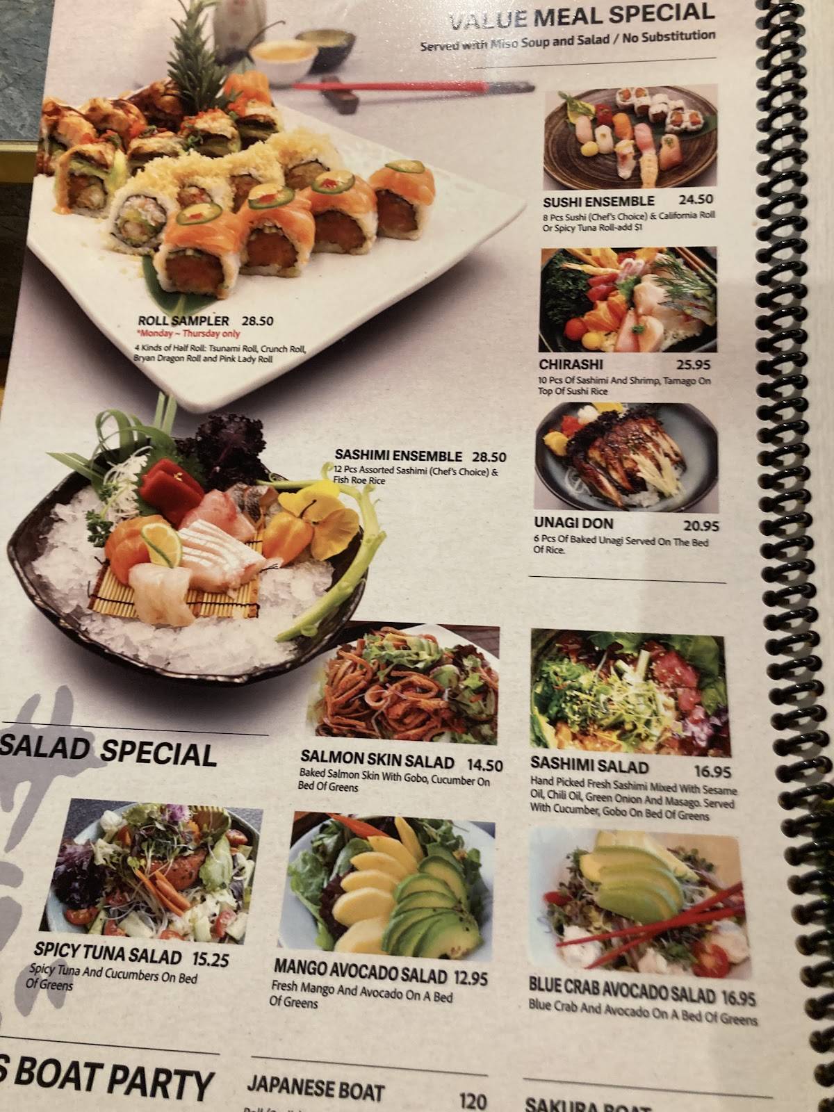 Japanese Castle Sushi & Roll меню