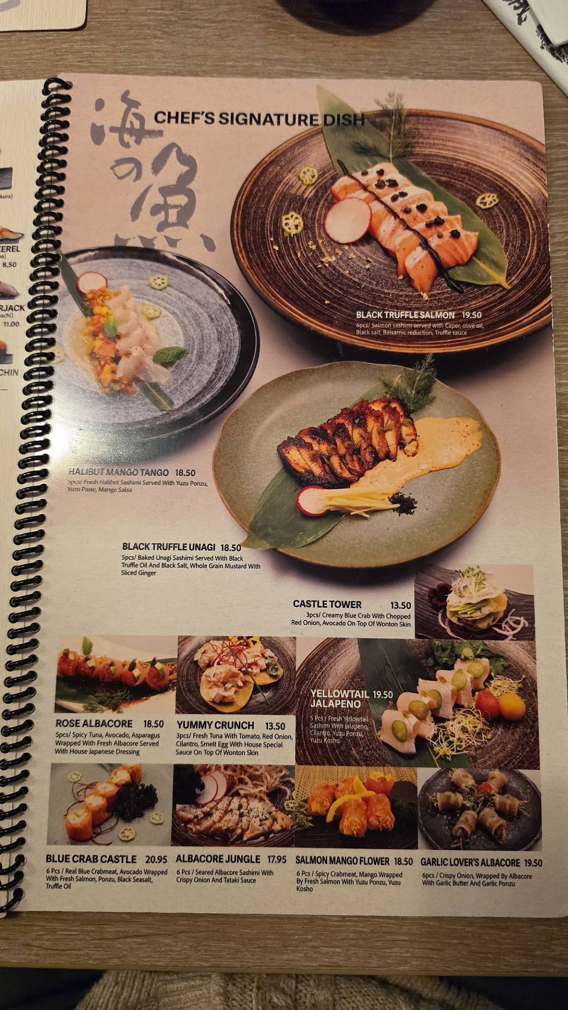 Japanese Castle Sushi & Roll меню