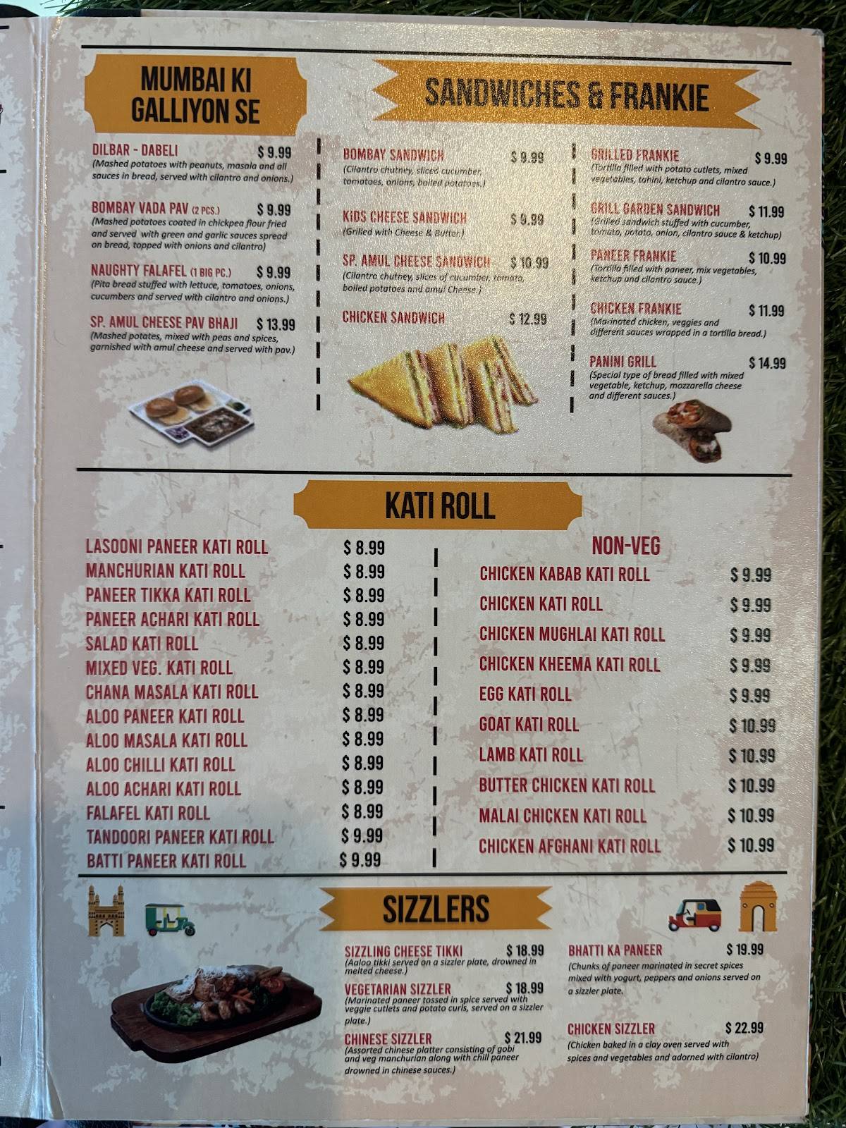 KATIROLLS ADDA меню