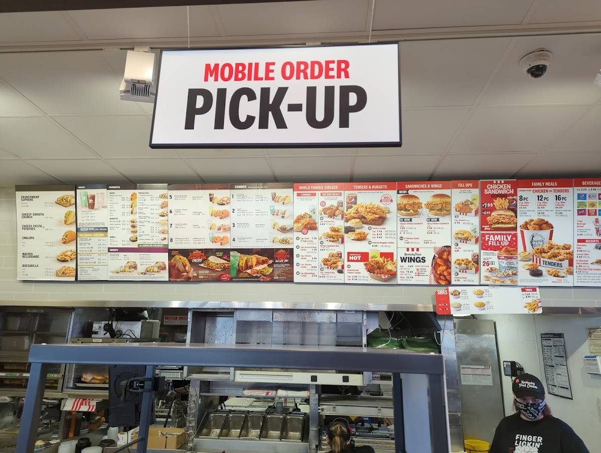 KFC меню