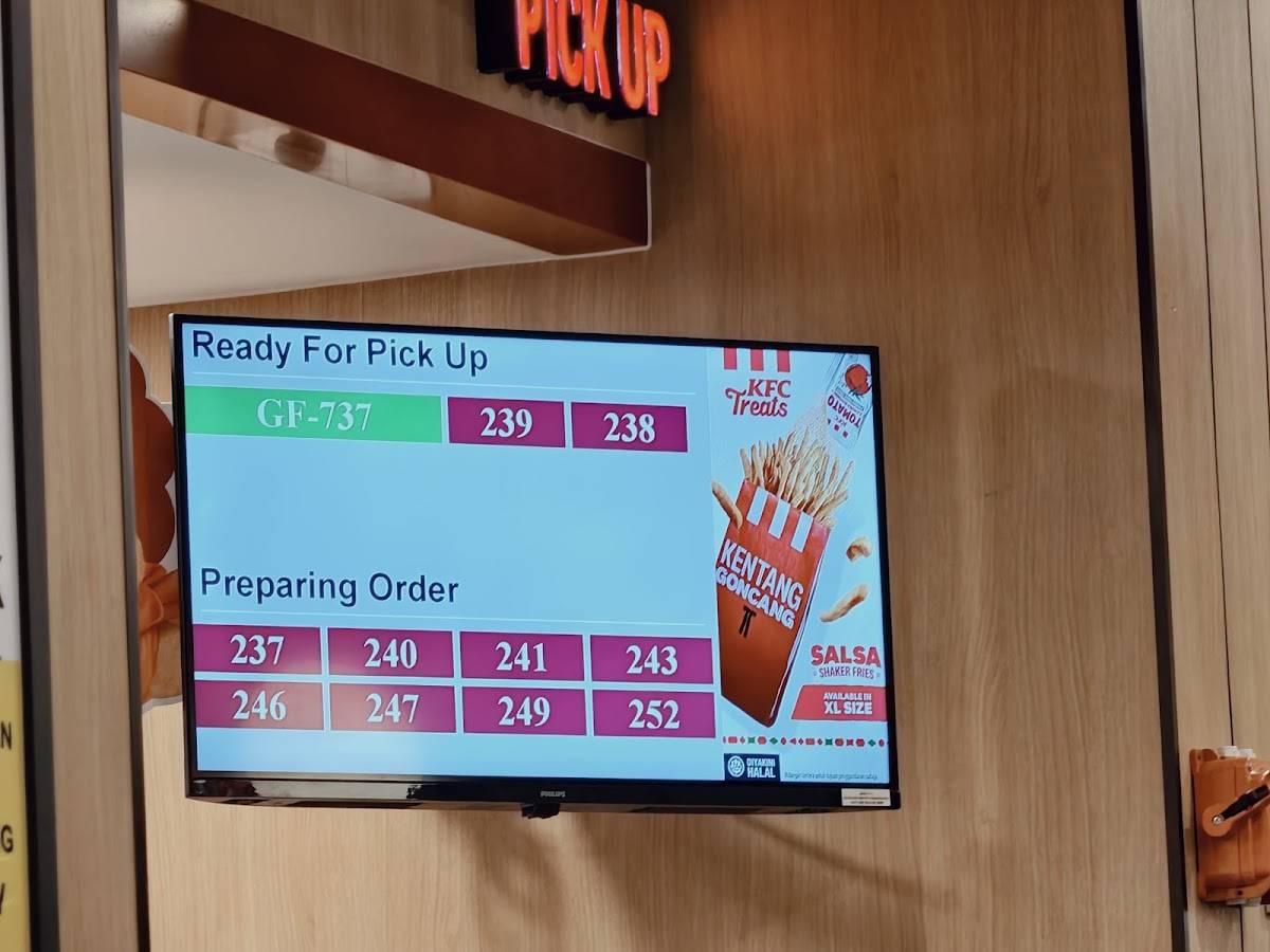 KFC Petron Muar DT меню