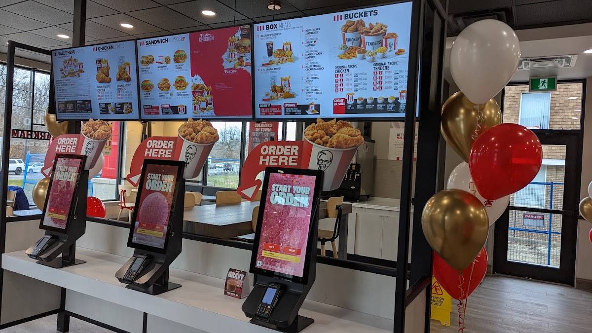 KFC меню