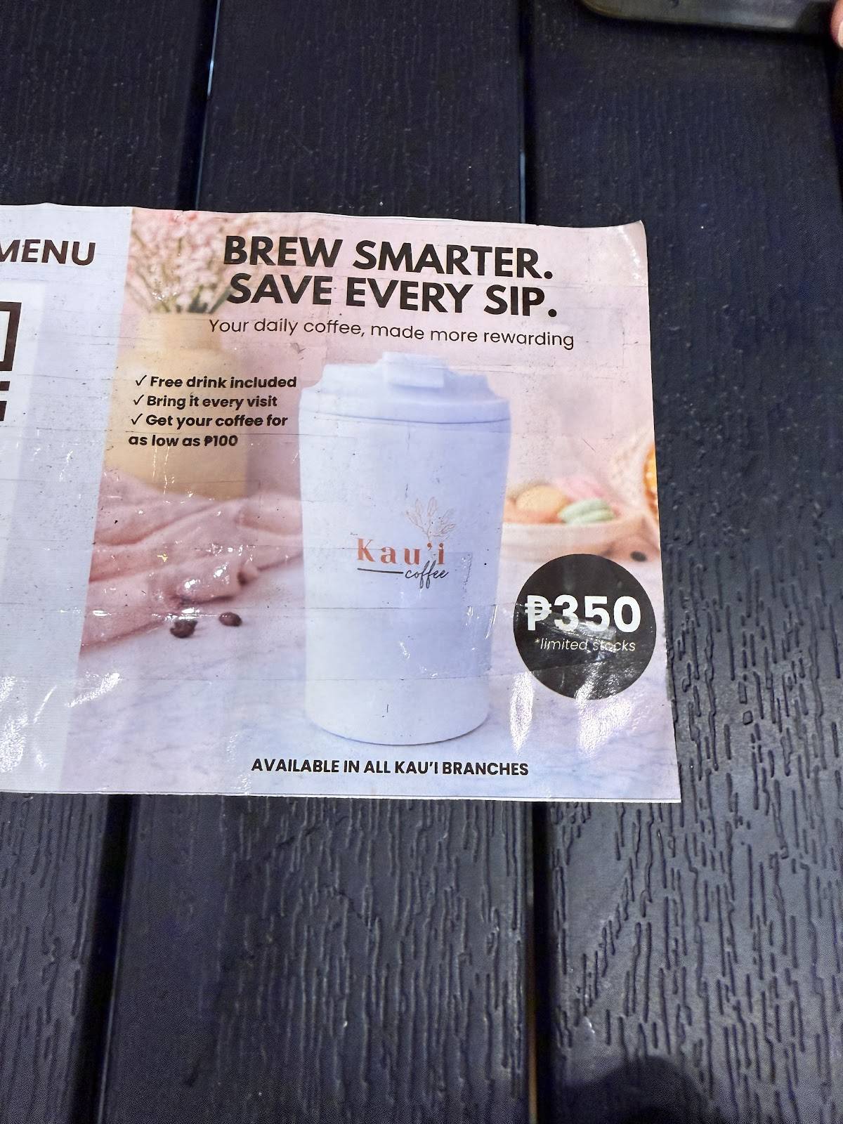 Kau'i Coffee меню