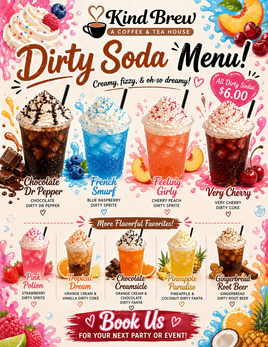 Kind Brew Coffee & Tea House меню
