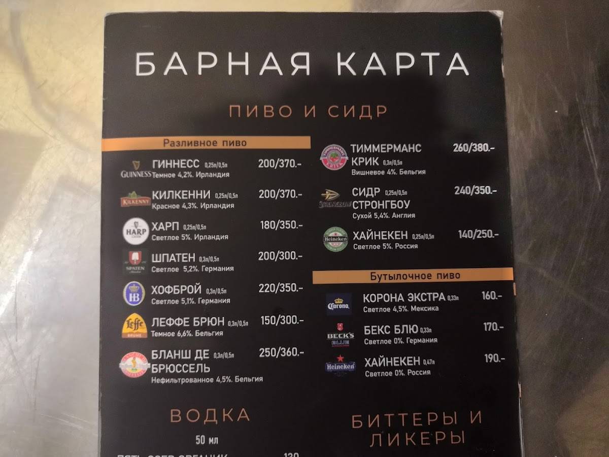 Колчакъ меню