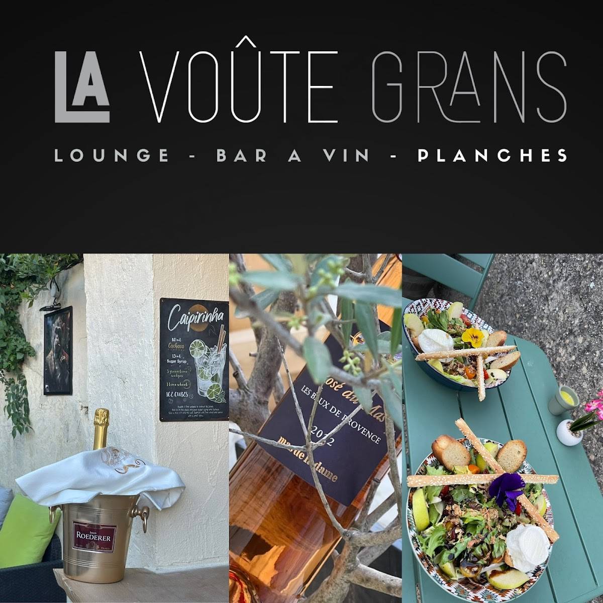 LA VOÛTE GRANS меню
