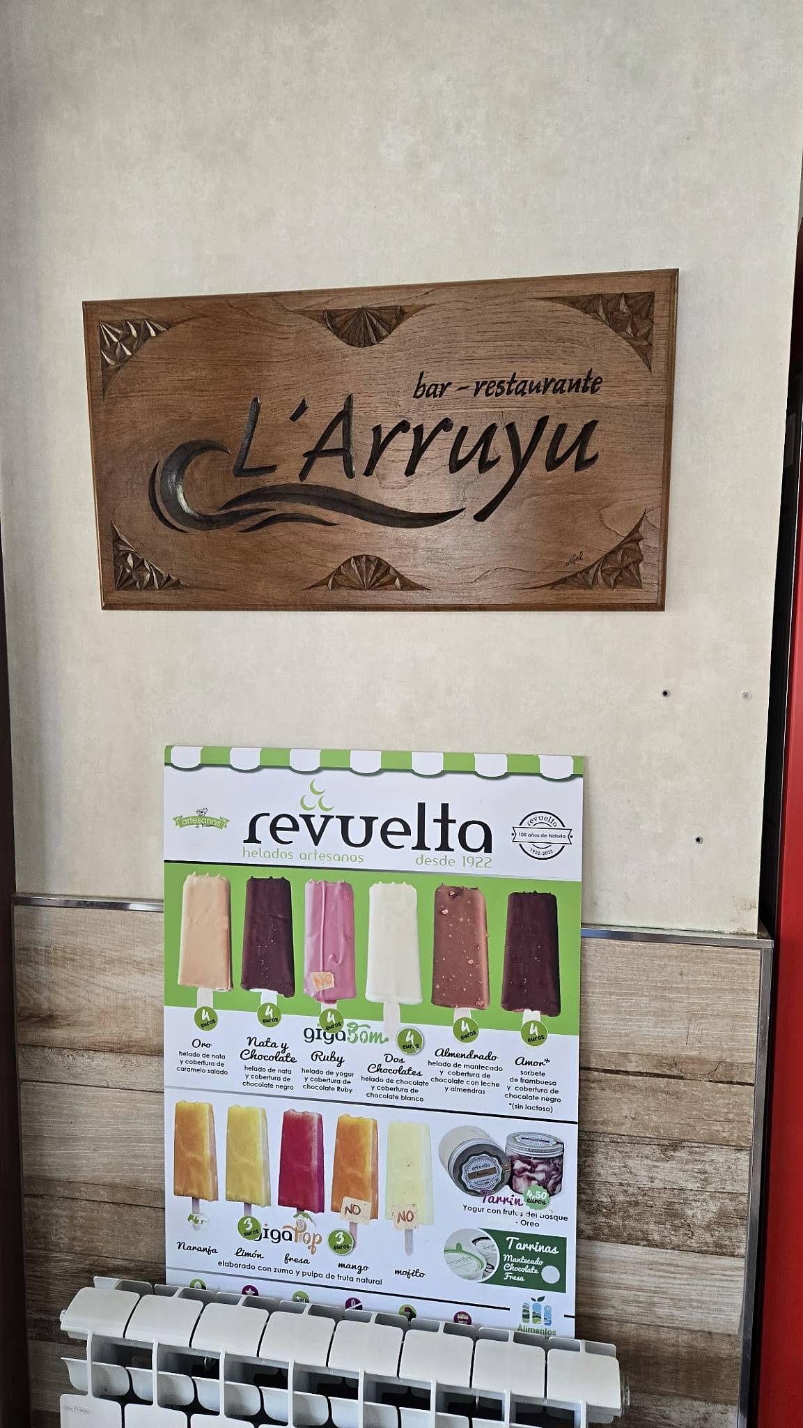 L'Arruyu меню