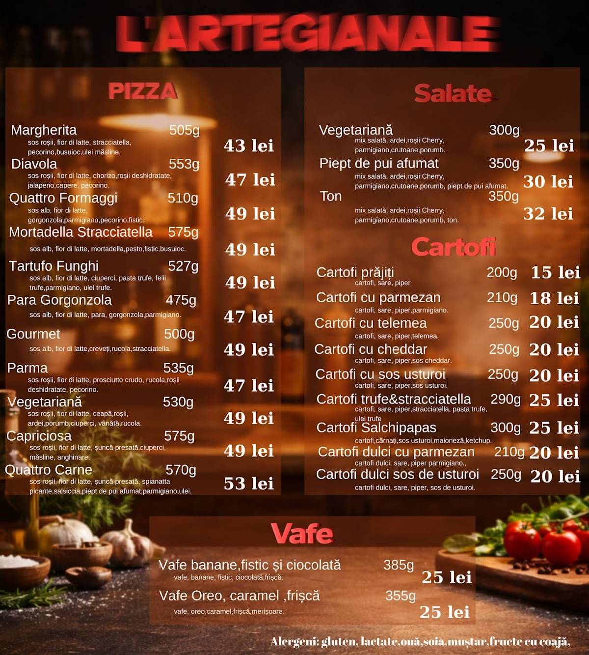 LArtegianale меню