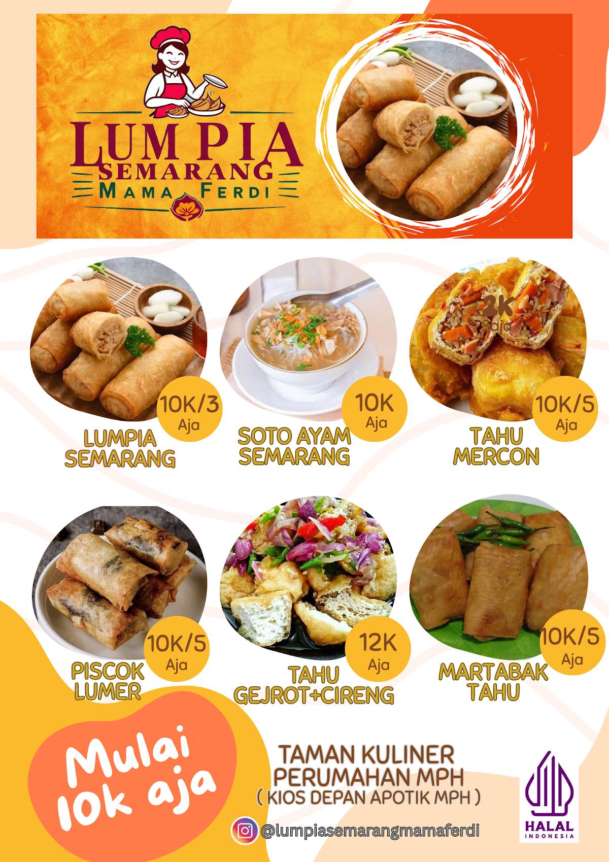 LUMPIA SEMARANG MAMA FERDI меню