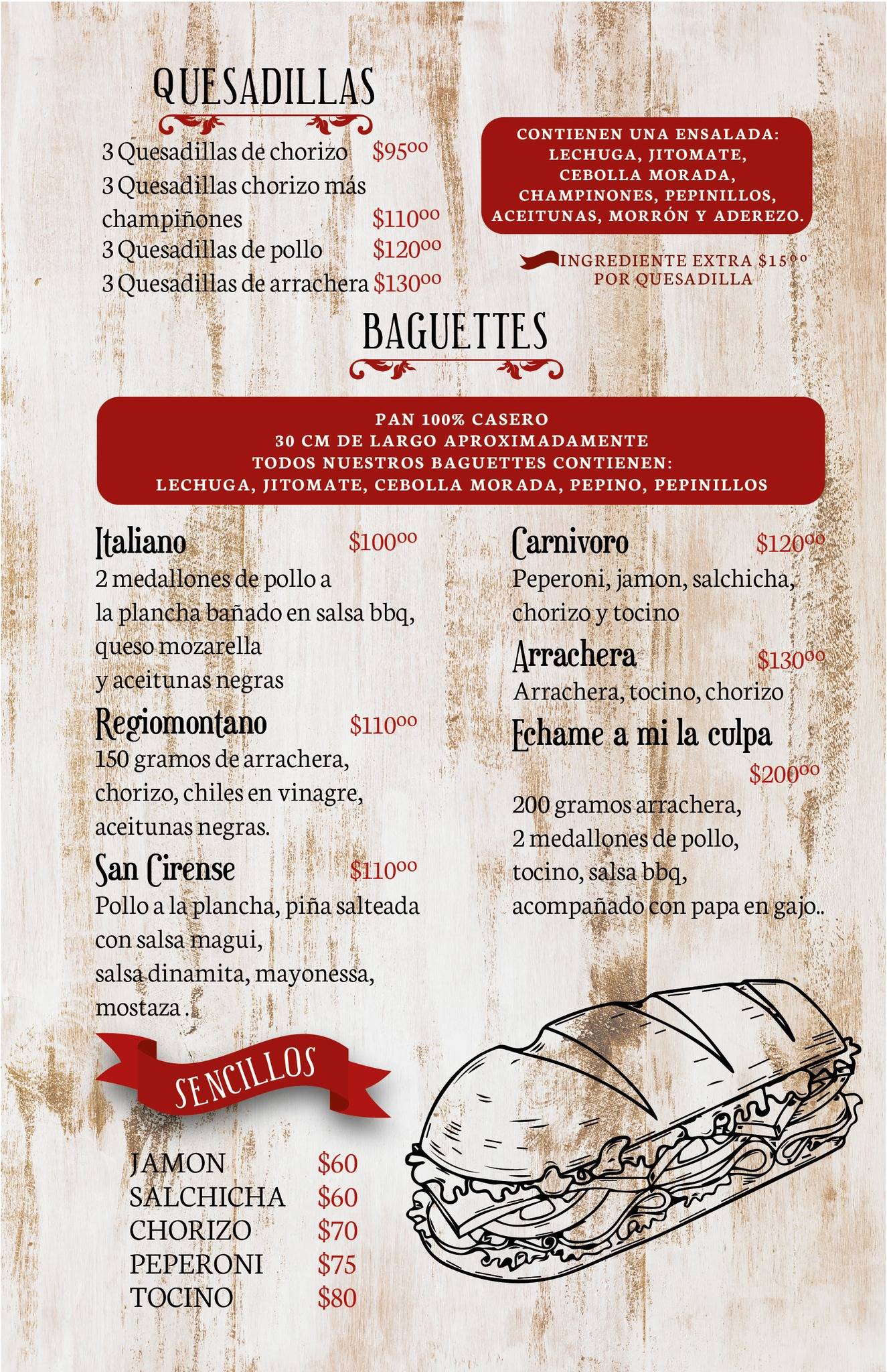 Laferte's Pizza меню