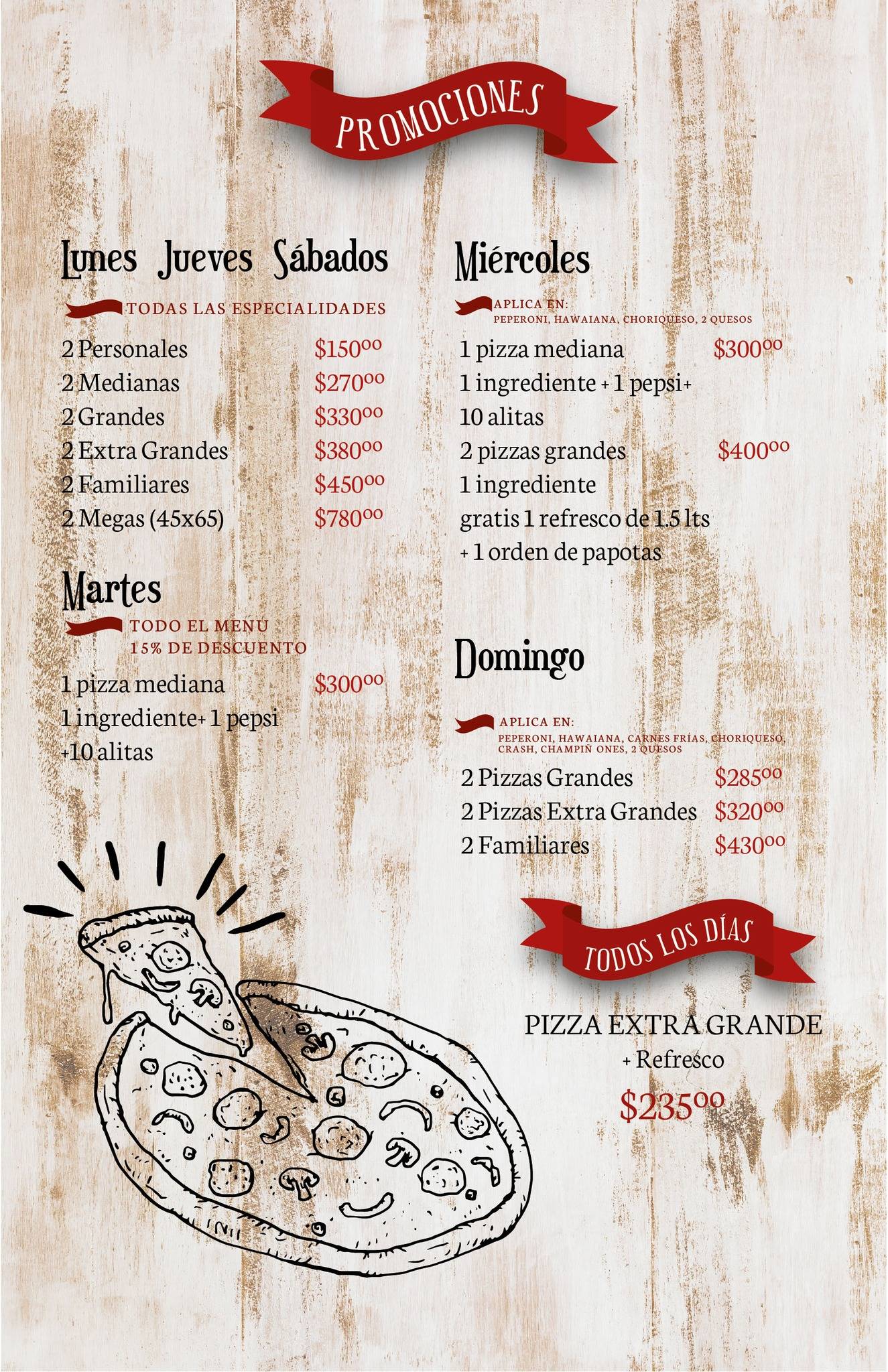 Laferte's Pizza меню