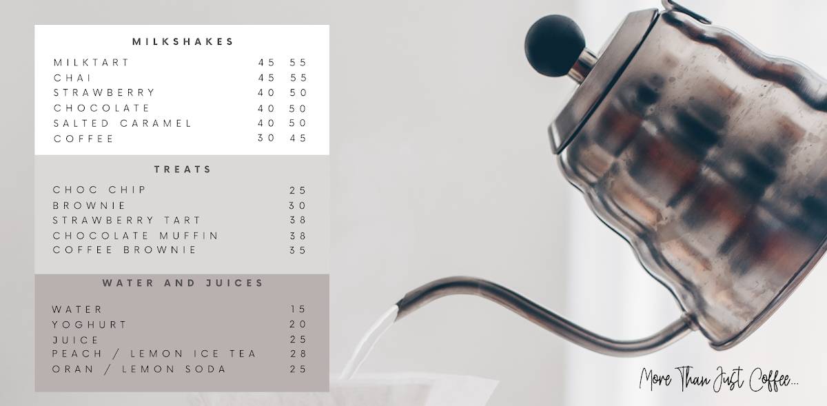 Laylah's Coffee Counter меню