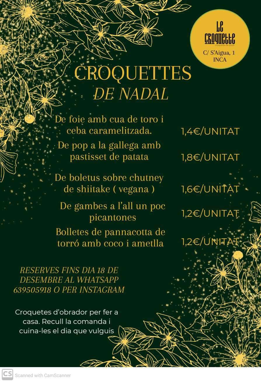 Le Croquette меню