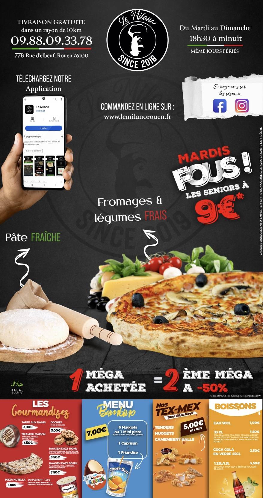 Le Milano меню