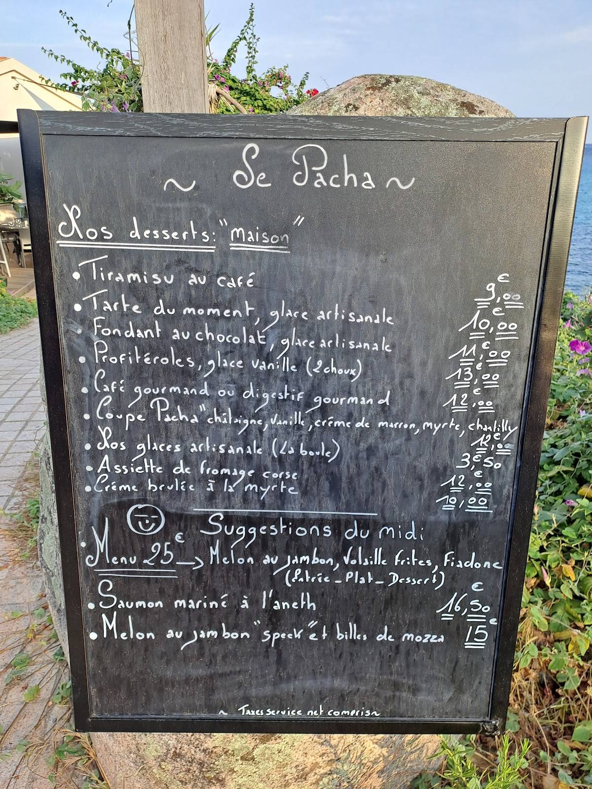 Le Pacha меню