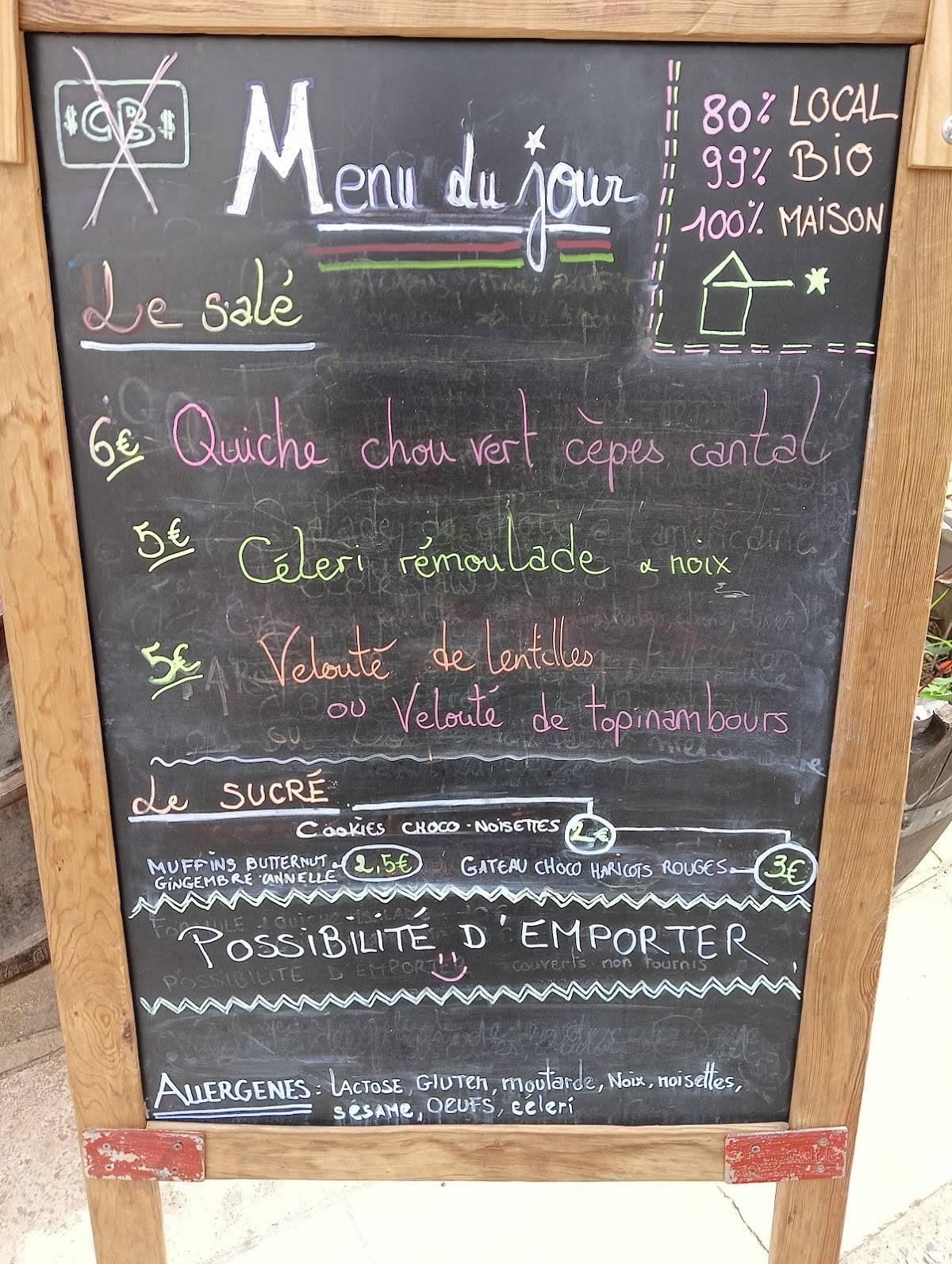 L'embuscaf меню