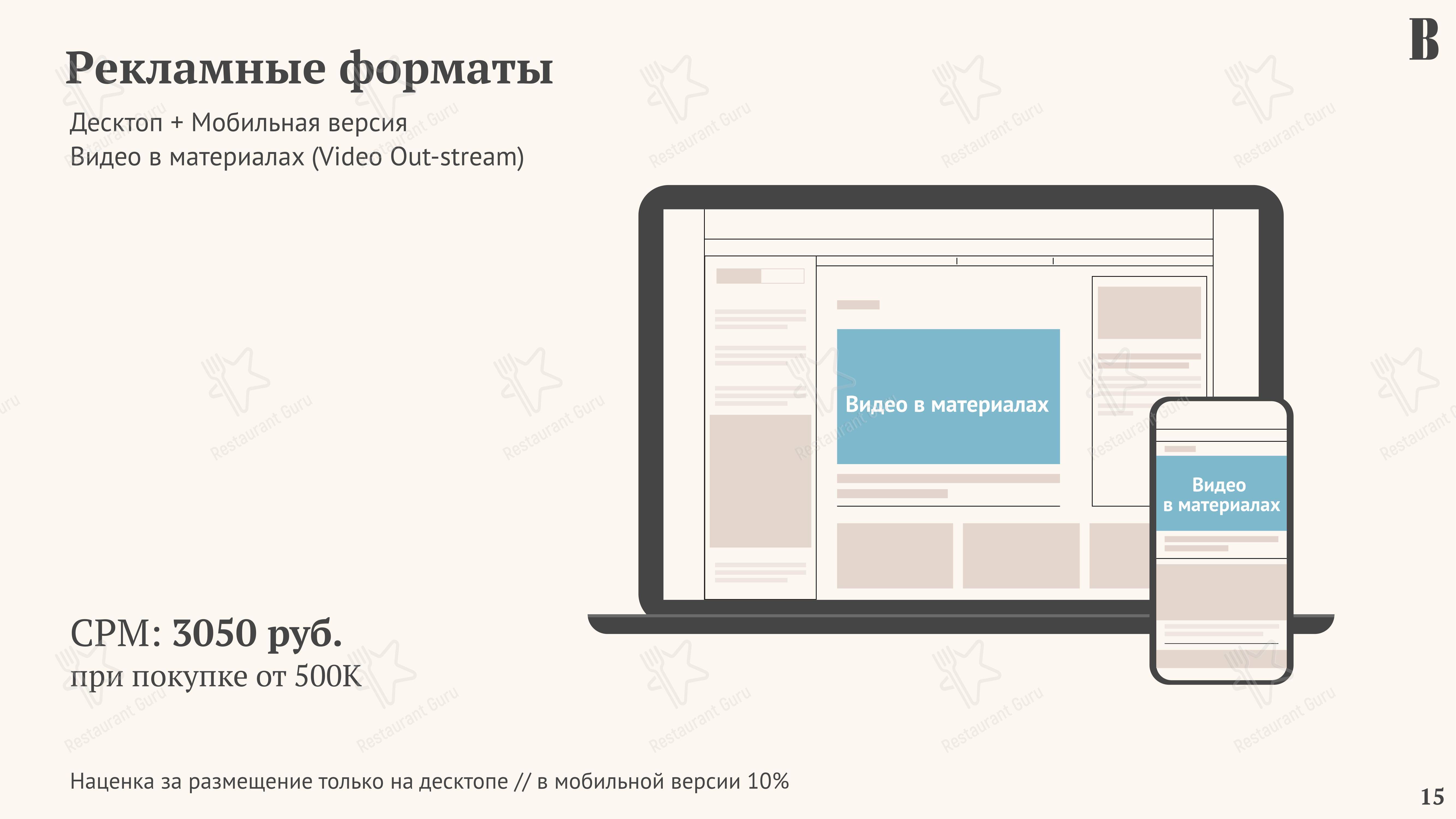 Меню для посетителей ресторана Les Menus Par Pierre