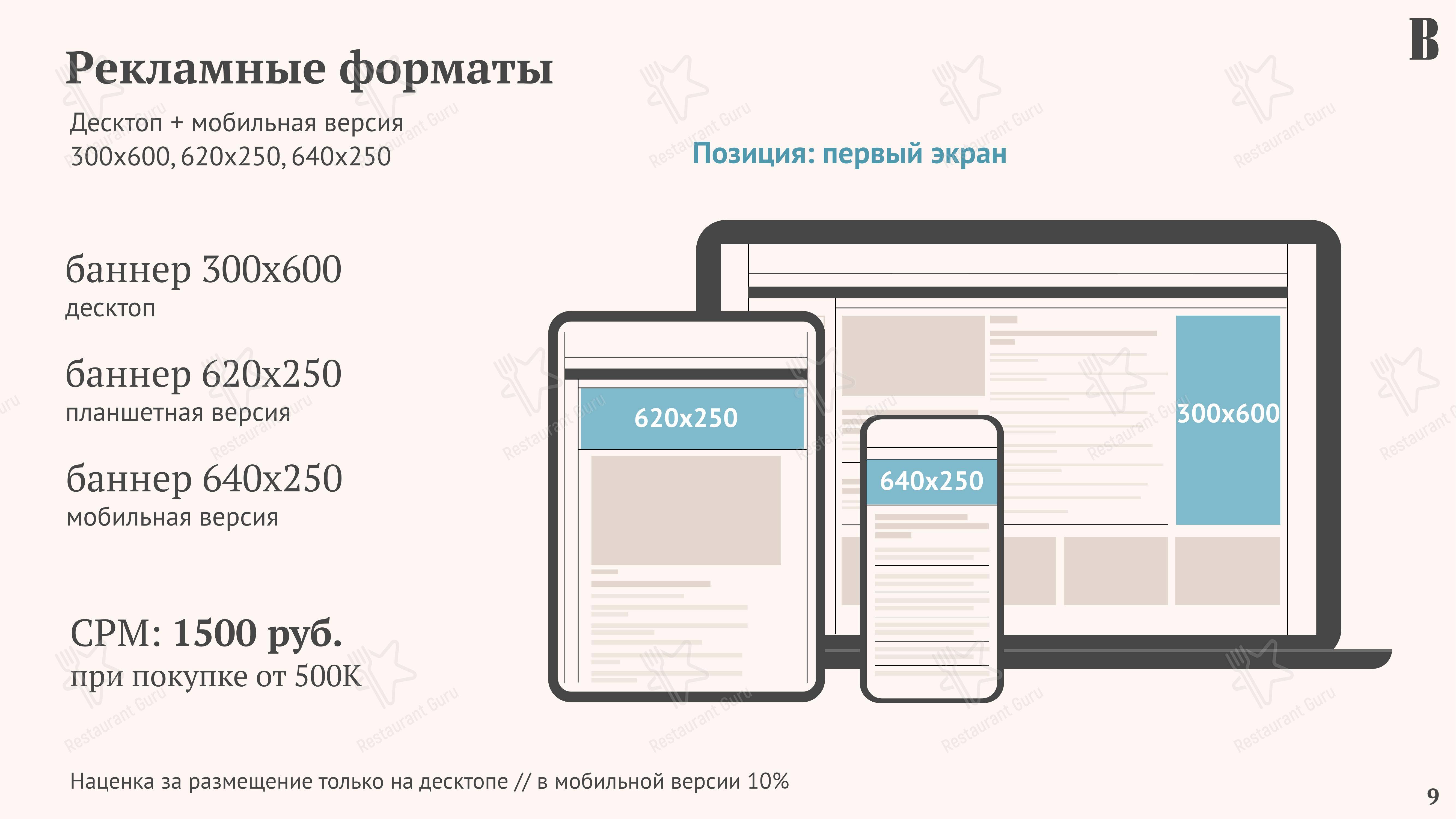 Крафт меню ресторана Les Menus Par Pierre