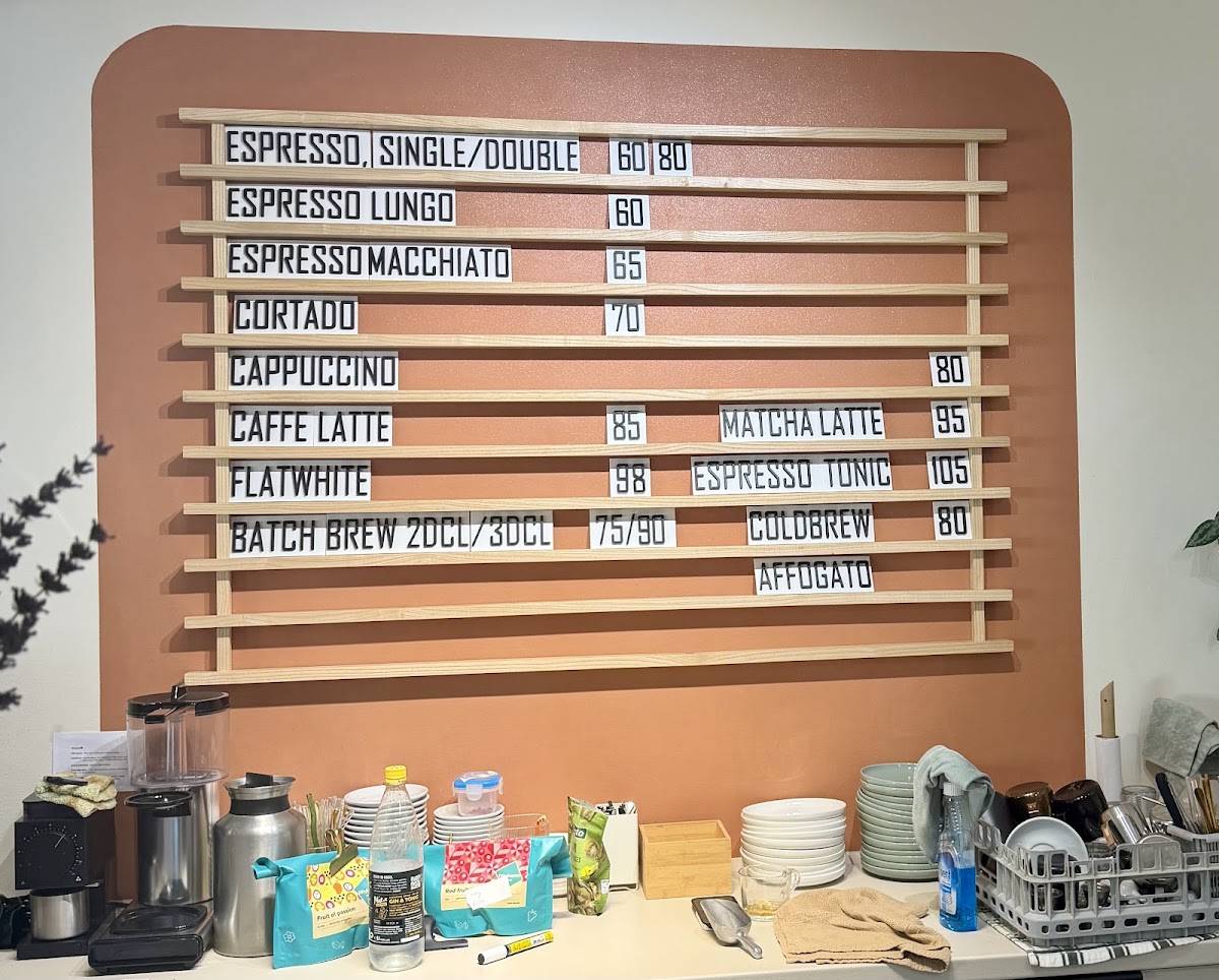 Lístek.Kafé меню