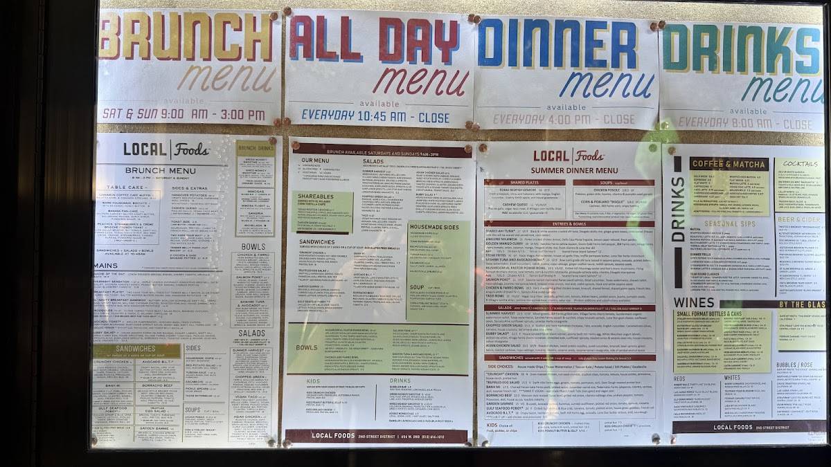Local Foods -- 2nd Street District меню