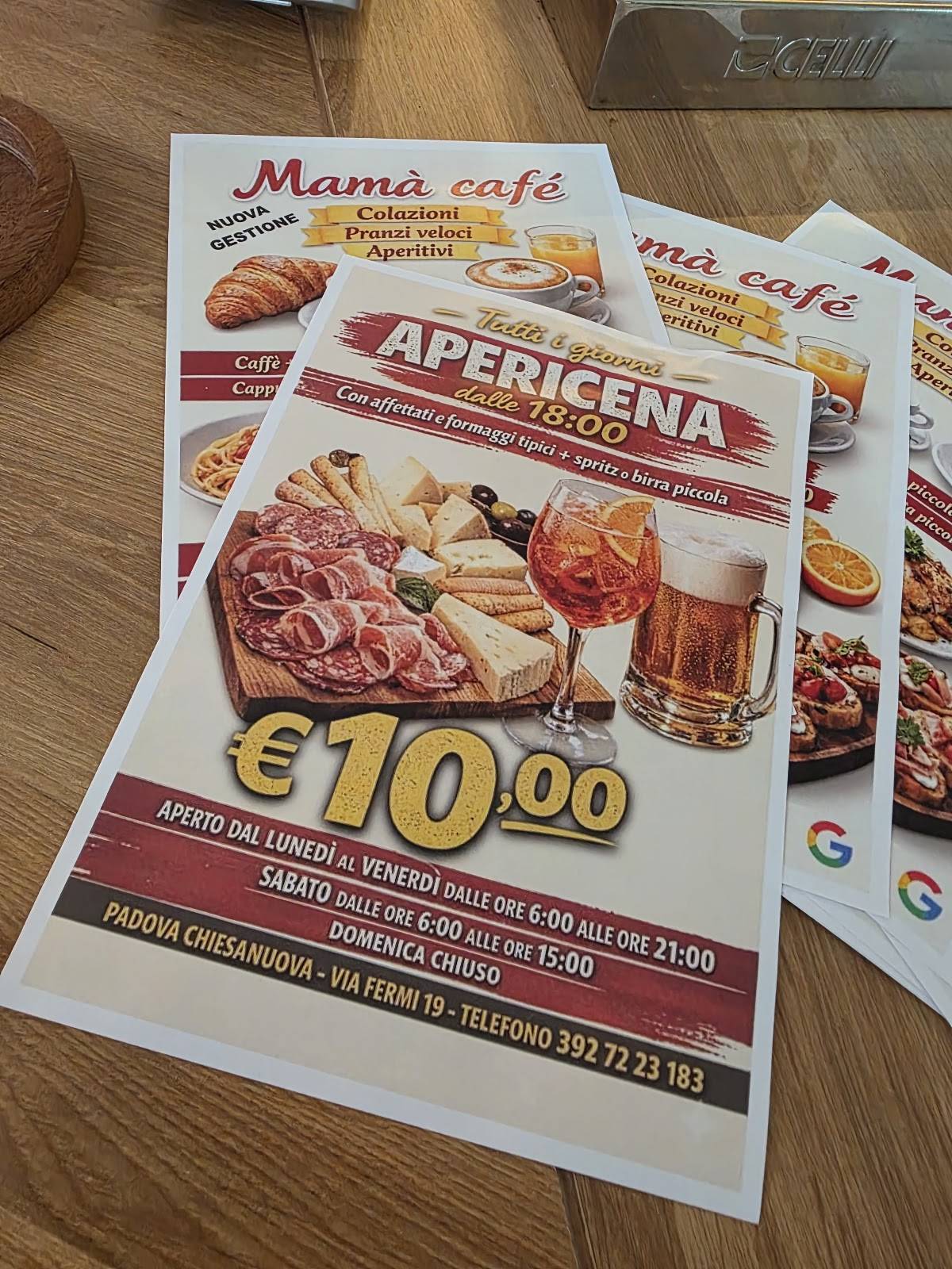 MAMA'CAFE' меню